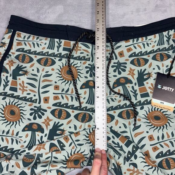 JETTY Atlantic Boardshorts Aqua Men’s Size 36 Swim Trucks Surfing Athletic NWT - Picture 5 of 11